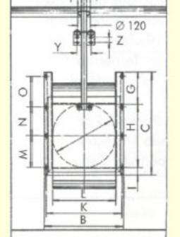 Comportas Gaveta em Aço